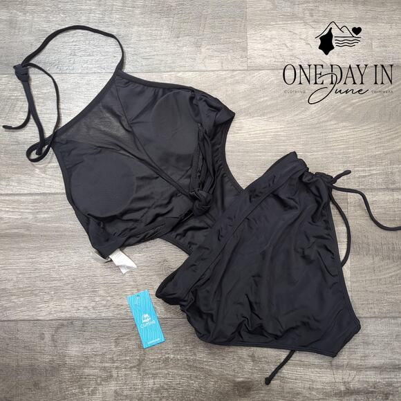 Cupshe Halter Cut Out One Piece Swimsuit Size S - Picture 7 of 7